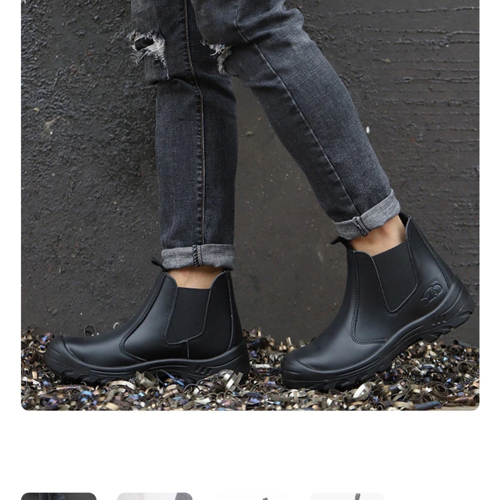 NewOrthoback Non-Slip Work Boots